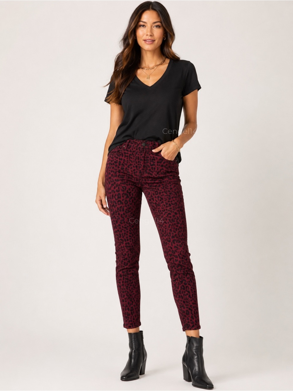 Sanctuary Social Standard Sketchy Cheetah Ankle Skinny Jeans NWT Size 8